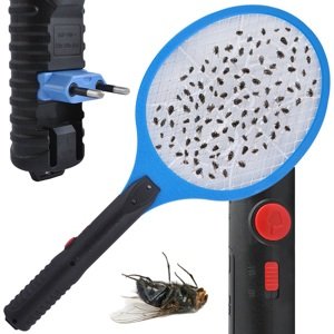 Akkumulátoros légycsapó LED lámpával – legyek, szúnyogok és más rovarok ellen  (BBD)