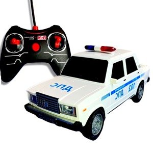 Lada-vaz 2107 távirányítós játék rendőr autó 25 cm (BBMJ)