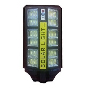 LED-es, napelemes, távirányítós utcai világítás,  fény-, és mozgásérzékelős udvari lámpa, 1200W (BBV)