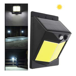 BB02 mozgásérzékelős, napelemes lámpa - két síkban világít - 14 x 5 x 10 cm (BBV)