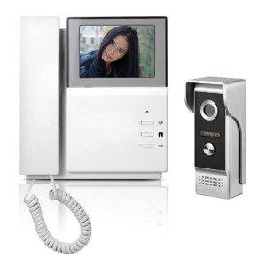 Videós kaputelefon - vízálló wifi-s kapucsengő éjjellátó kamerával és 4,3" kijelzővel - 480 x 272 P felbontás (BBD)