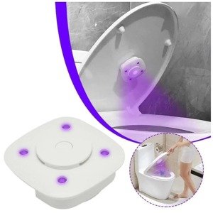 Toalett sterilizáló készülék - wc fedélre ragasztható, intelligens UVC lámpa gemicid hatással (BBM)