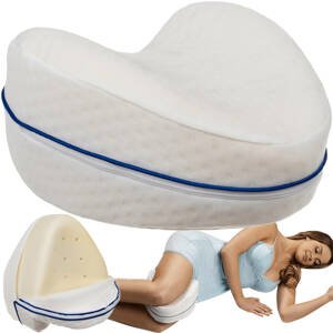 Ergonomikus, memóriahabos lábpárna, a kényelmes alvásért / térd- és lábtámasztó ortopéd párna (BBV)