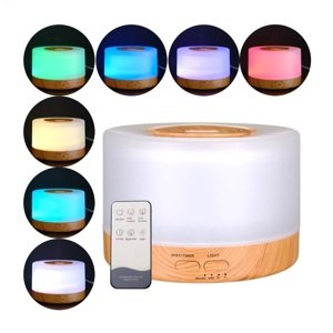 Aroma párásító/diffúzor színes LED 500 ml (BBV)