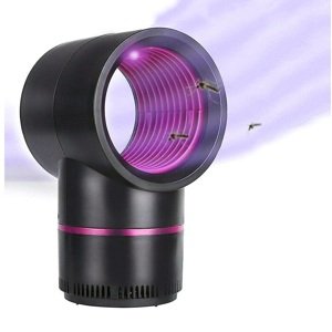 Szúnyog- és bogárirtó lámpa csalogató UV fénnyel és légörvénnyel - egy mozdulattal kiüríthető USB rovarcsapda (BBV)