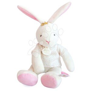 Plüss nyuszi Bunny Star Perlidoudou Doudou et Compagnie fehér 25 cm ajándékcsomagolásban 0 hó-tól DC3516