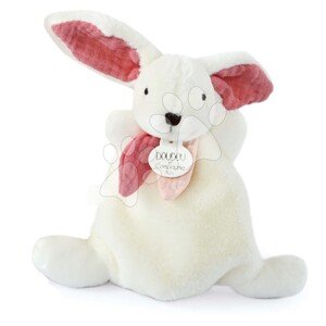 Plüss nyuszi Bunny Happy Boho Doudou et Compagnie rózsaszín 17 cm ajándékcsomagolásban 0 hó-tól DC3882