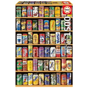 Educa Puzzle Üdítős dobozok 1 500 db 14446 színes