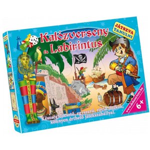 Dohány gyerek játék Játszva tanulni Kalózverseny és Labirintus 619-1