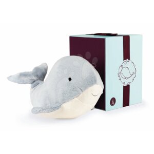 Plüss bálna Lollipop Whale Les Amis Kaloo szürke 25 cm puha plüssből ajándékdobozban 0 hó-tól