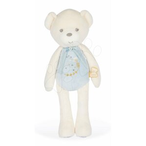 Plüss mackó zenélő Musical Doll Bear Perle Kaloo kék 35 cm lágy dallammal puha plüssből 0 hó-tól