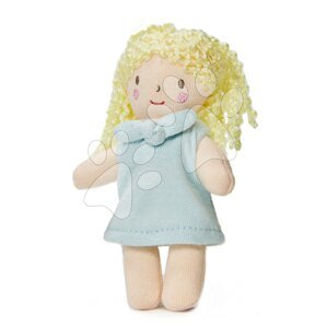Rongybaba Mini Fifi Doll ThreadBear 12 cm pihe-puha pamutszövetből világos hajkoronával
