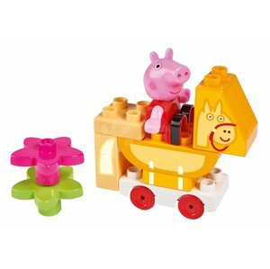 Épitőjáték Peppa Pig Starter Sets PlayBIG Bloxx figurával a lovacskán 1,5-5 évesnek