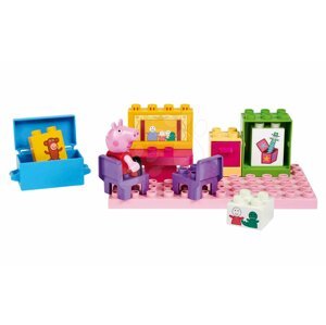 Épitőjáték Peppa Pig Basic Sets II. PlayBIG Bloxx figurával a szobában 1,5-5 évesnek