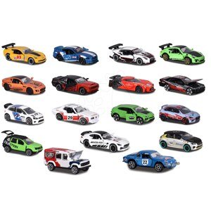 Versenyautó Racing Cars Majorette nyitható és gyűjtődobozzal 7,5 cm hosszú 18 különböző fajta