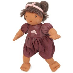 Rongybaba Baby Lola Doll ThreadBear 35 cm pihe-puha pamutból levehető pelussal