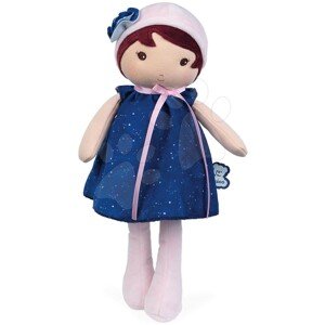 Rongybaba kisbabáknak dallammal Tendresse Aurore K Doll Kaloo 31 cm puha anyagból kék ruhácskában 0 hó-tól