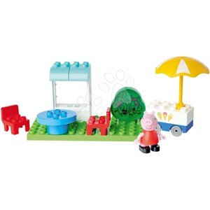 Építőjáték Peppa Pig Basic Set PlayBig Bloxx BIG cukrászda figurával 1,5-5 évesnek