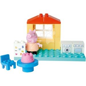 Építőjáték Peppa Pig Basic Set PlayBig Bloxx BIG konyha figurával 1,5-5 évesnek