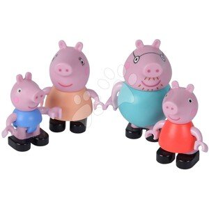 Építőjáték Peppa Pig Peppa's Family PlayBig Bloxx BIG 4 tagú család 1,5-5 évesnek