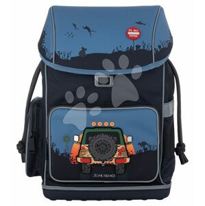 Iskolai hátizsák nagy Ergonomic Backpack Jungle Jeep Jeune Premier ergonomikus luxus kivitel 39*26 cm