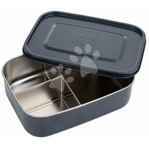 Uzsonnás doboz Stainless Steel Lunchbox Black Nickle Jeune Premier 100% rozsdamentes acél luxus kivitel 21*7 cm JPLB022yyy