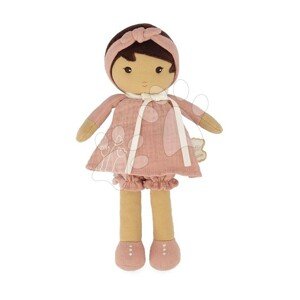 Rongybaba kisbabáknak Amandine Doll Tendresse Kaloo 25 cm rózsaszín ruhácskában puha textilből 0 hó-tól