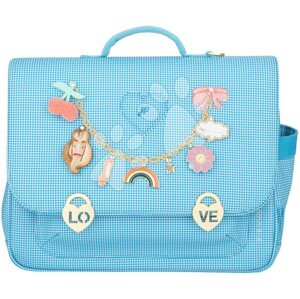 Iskolai aktatáska It Bag Midi Vichy Love Blue Jeune Premier ergonomikus luxus kivitel 30*38 cm