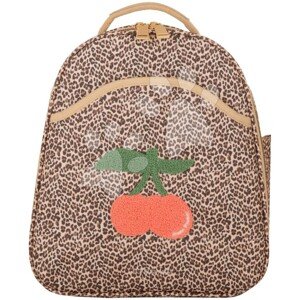 Iskolai hátizsák Backpack Ralphie Leopard Cherry Jeune Premier ergonomikus luxus kivitel 31*27 cm