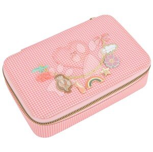 Tolltartó Pencil Box Filled Vichy Love Pink  Jeune Premier ergonomikus luxus kivitel 20*7 cm