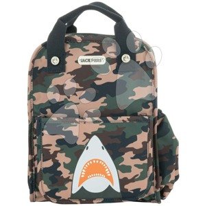 Iskolai hátizsák Backpack Amsterdam Small Camo Shark Jack Piers kicsi ergonomikus luxus kivitel 2 évtől  23*28*11 cm