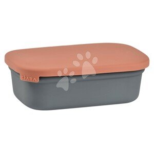 Uzsonnás doboz Ceramic Lunch Box Beaba Mineral Terracota kerámia szürke-narancs BE914006
