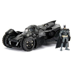 Kisautó Batman Arkham Knight Batmobile Jada fém nyitható pilótafülkével és Batman figurá hossza 22 cm 1:24