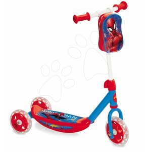 Mondo háromkerekű roller Ultimate Pókember táskával 18273 kék-piros