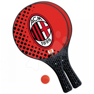Mondo 2 teniszütő labdával strandra A.C. Milan 15023 piros