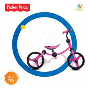 smarTrike tanulóbicikli Fisher-Price Running Bike 2in1 1050233 rózsaszín-fekete