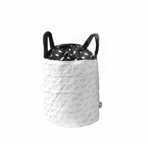 toTs-smarTrike textil kosár Levelek 400123 fekete-fehér